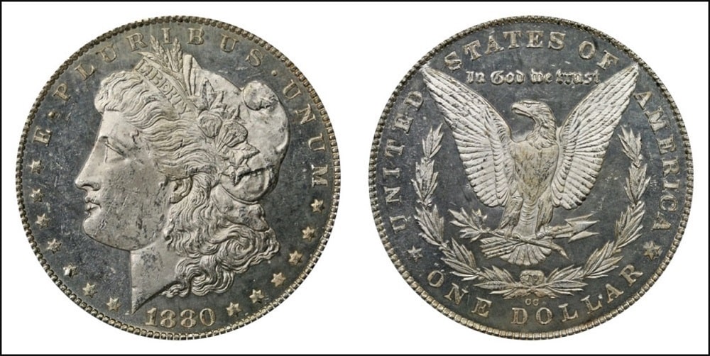 1880 CC Morgan Silver Dollar