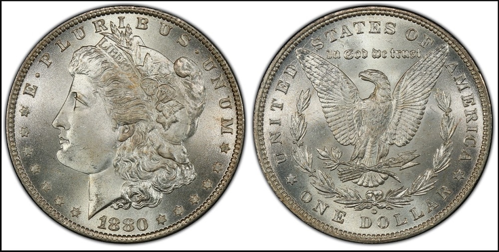 1880 O Morgan Silver Dollar