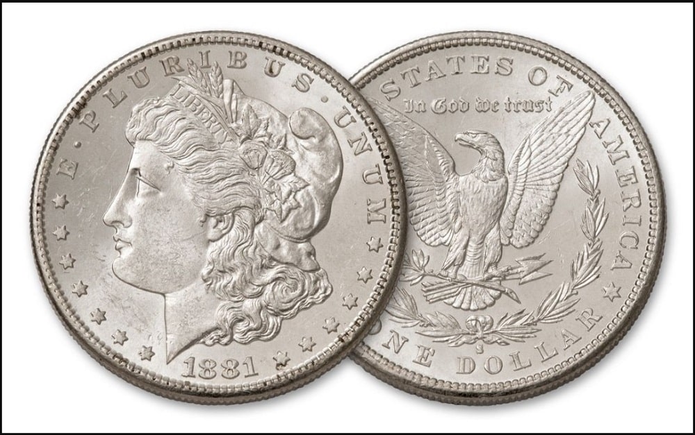 Extremely Fine 1881 Morgan Silver Dollar