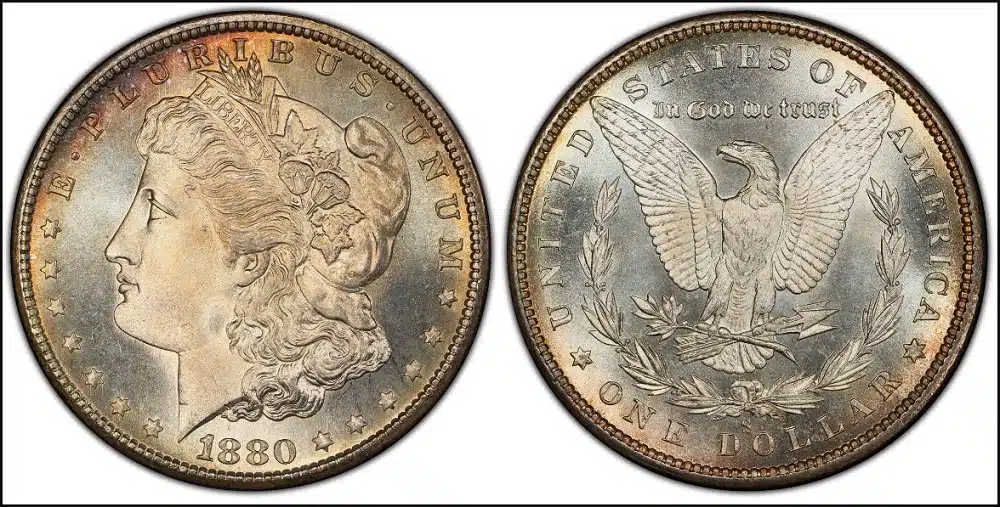 The 1880 S Morgan Silver Dollar