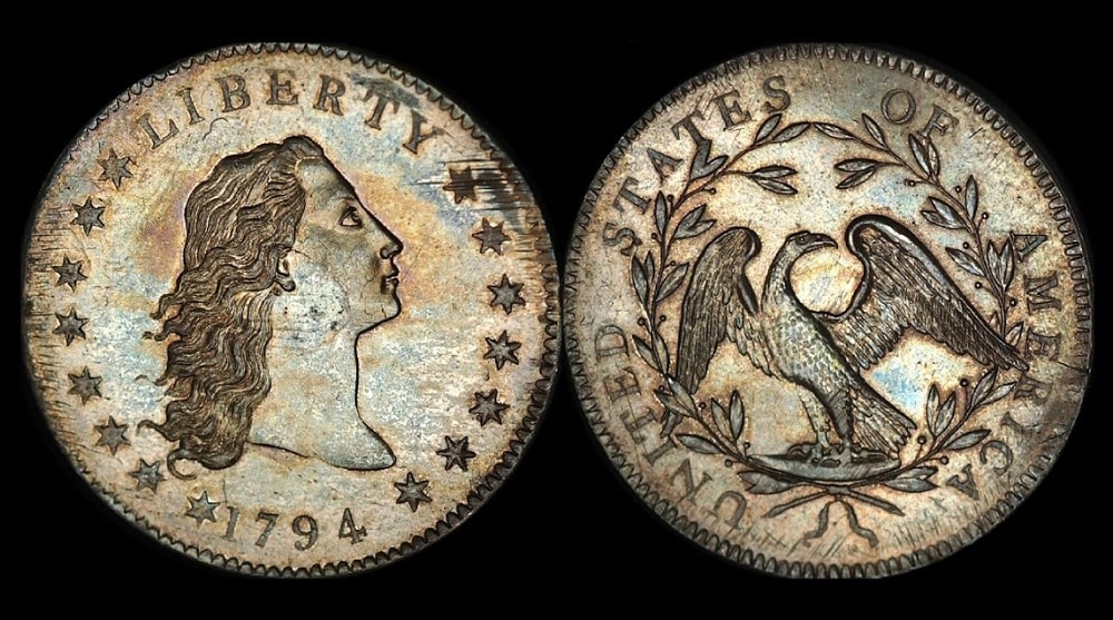 The Flowing Hair Silver Dollar of 1794