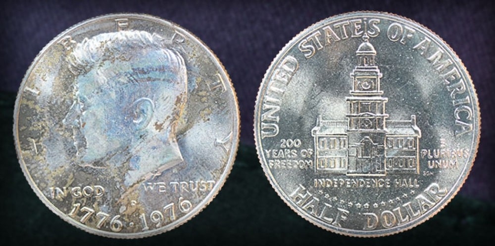 Unique Feature Of The 1776 to 1976 Half Dollar Coin