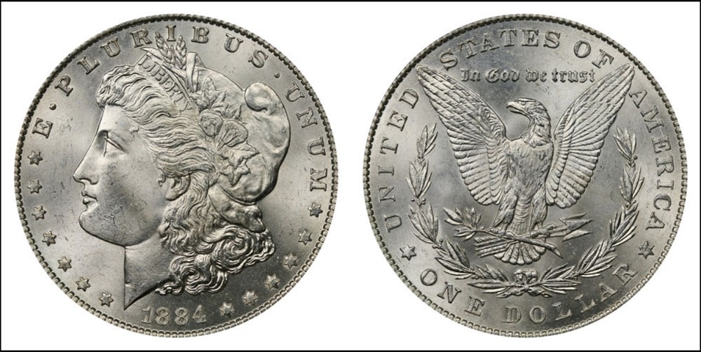 1884 Morgan Silver Dollar Overview