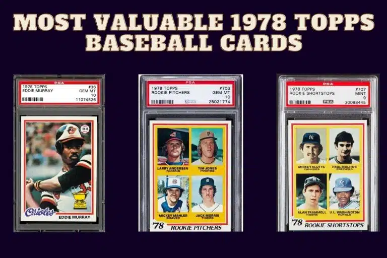 15 Most Valuable 1978 Topps Baseball Cards