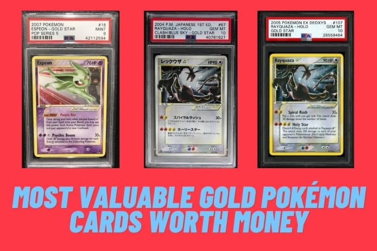 Top 10 Gold Pokémon Cards Value (Forget Your Gold-Plated Burger King Cards!)